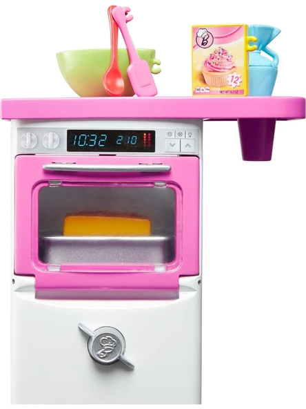 Barbie Pasta Şefi Fırıncı Oyun Seti - 3