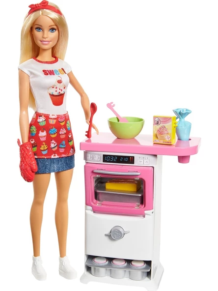 Barbie Pasta Şefi Fırıncı Oyun Seti - 4