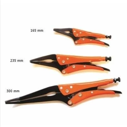 Grip-On 127B-10 Uzun Çeneli 35 °Ayarlı Pense 235 mm - 3