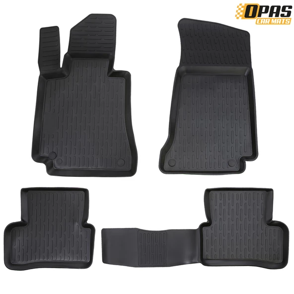 Mercedes C Serisi W204 2007-2013 Arası 3D Havuzlu Oto Paspas