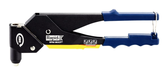 Rapid RP60 360° Döner Başlı Perçin Pensesi 3.2, 4.0, 4.8 mm