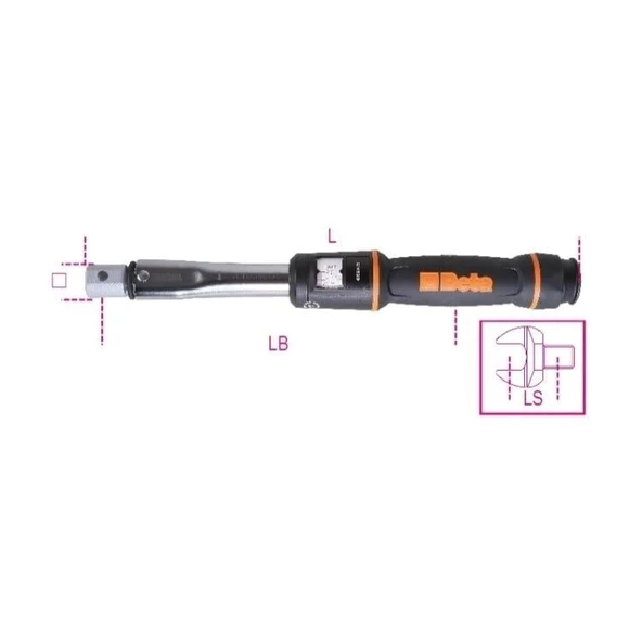 Beta 669N/5 Tork Anahtarı 9x12mm 10-50 Nm - 2
