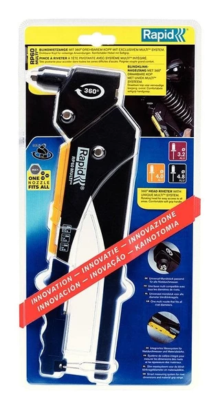 Rapid RP60 360° Döner Başlı Perçin Pensesi 3.2, 4.0, 4.8 mm - 2