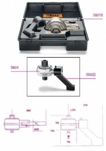 Beta 560/C4+ Tork Arttırıcı Takımı 4 Parça - 2