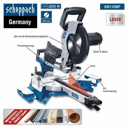 Scheppach HM110MP Multi Kesim Gönye Kesme Makinası - 3