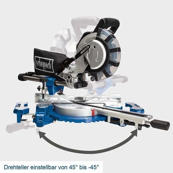 Scheppach HM254SPX Gönye Kesme Makinası 254 mm - 2