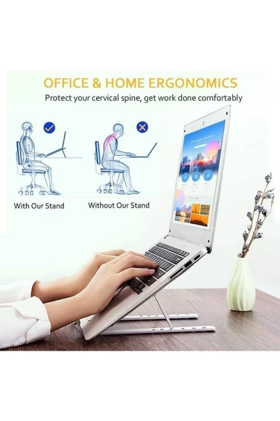 Concord Range HSE TP32E 7” Alüminyum 6 Kademeli Masaüstü Tablet ve Telefon Tutucu Standı - 5