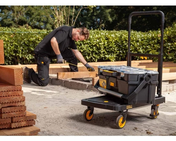 Stanley FATMAX FX712 Profesyonel Katlanabilir Paket Taşıma Arabası 120 kg. - 4