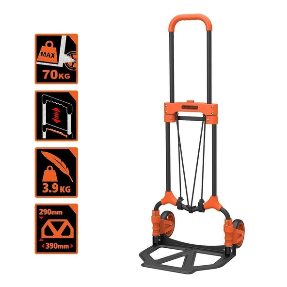 Black&Decker BH200 Katlanır El Arabası 65 kg. - 2