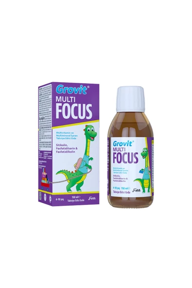 Grovit Kids Multi Focus Şurup 150 Ml