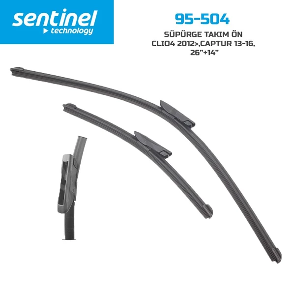 Sentinel Renault Captur 2013-2016 Orijinal Silecek 650-340mm