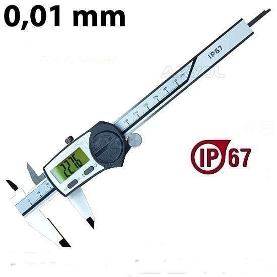 Loyka 2210 Su ve Toza Dayanıklı Dijital Kumpas 0-150 mm