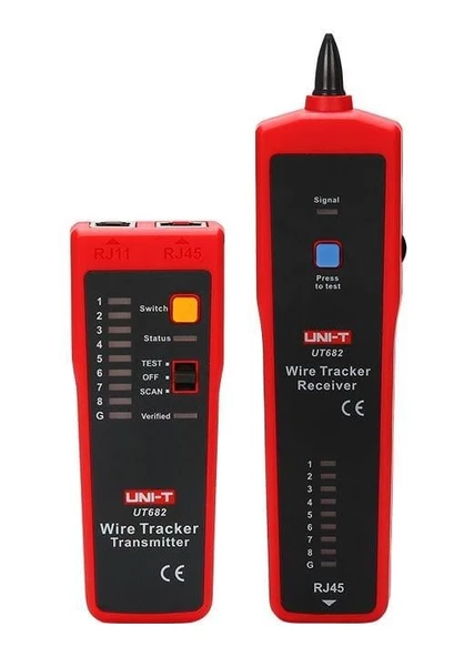 Uni-t UT682 RJ11/RJ45 Telefon Hattı Test Cihazı