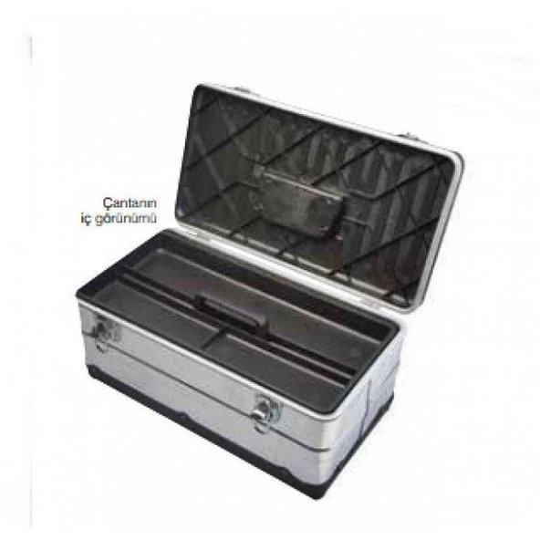 KNC Alüminyum Gövde Avadanlık Takım Çantası 50,5 x 26,6 x 22 cm - 2