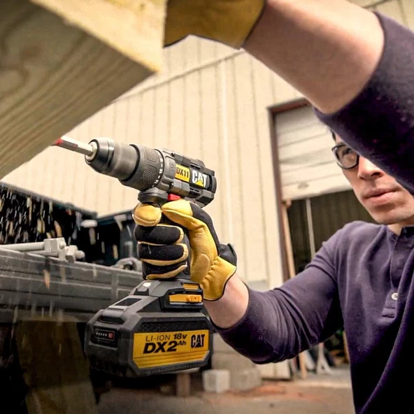 CAT DX11 Çift Akülü Şarjlı Matkap 18Volt/2.0Ah - 5