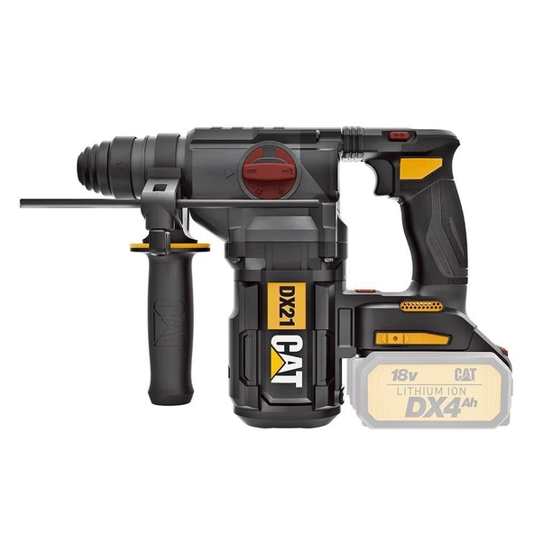CAT DX21B SDS-Plus Pnömatik Kırıcı ve Delici (Akü Dahil Değildir)18Volt 2.2J - 2