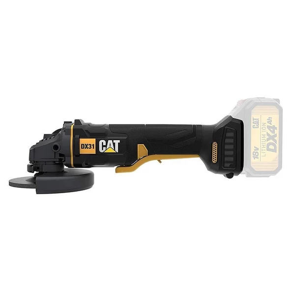 CAT DX31B Şarjlı Avuç Taşlama (Akü Dahil Değildir) 18Volt 115mm - 2