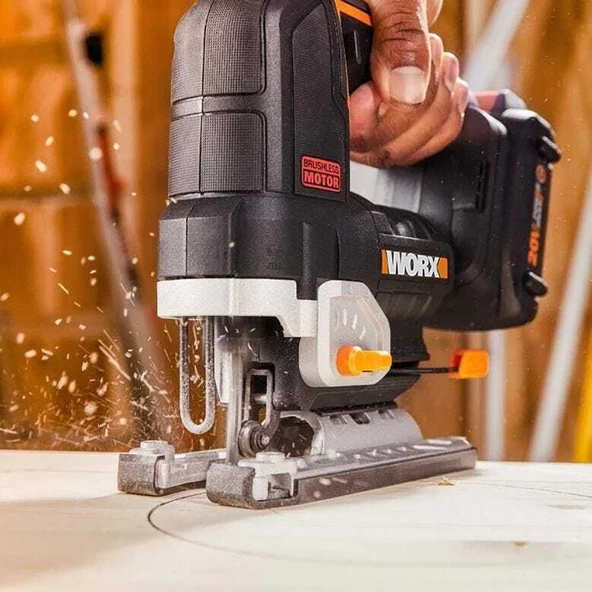 WORX WX542 20Volt 2.5Ah. Li-ion Tek Akü Şarjlı Dekupaj Testere - 3