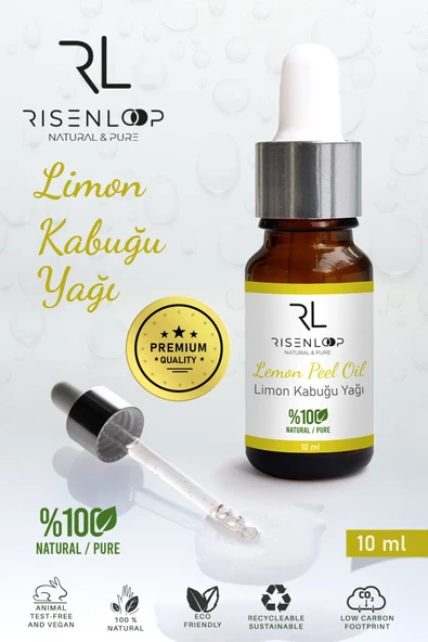 Risenloop Limon Kabuğu Yağı %100 Saf Doğal 10 ML