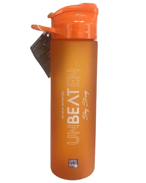 Gıpta Unbeaten Tritan Pipetli Turuncu Matara 600 Ml