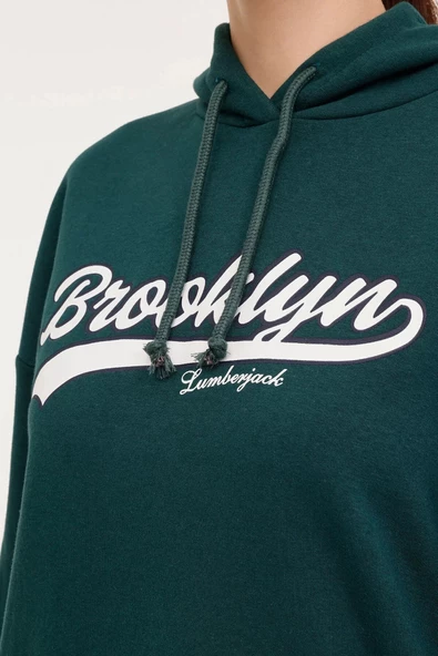 Lumberjack A10187589408020 Yeşil Kadın Sweatshirt - 4