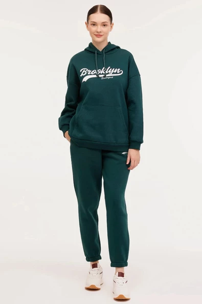 Lumberjack A10187589408020 Yeşil Kadın Sweatshirt - 2