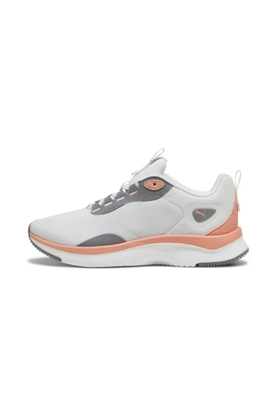 Puma 397804-03 SOFTRIDE Orla-Feather Gray-Cast Iron-Deeva Peach-PUMA White