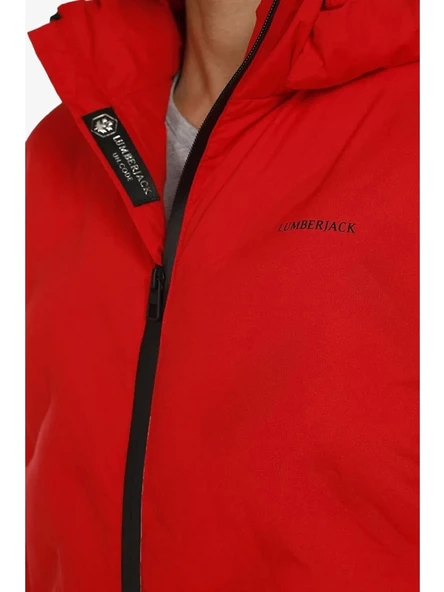 Lumberjack A10139863408010 Erkek Kırmızı Mont - 4