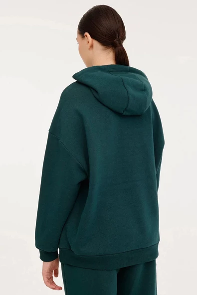 Lumberjack A10187589408020 Yeşil Kadın Sweatshirt - 3