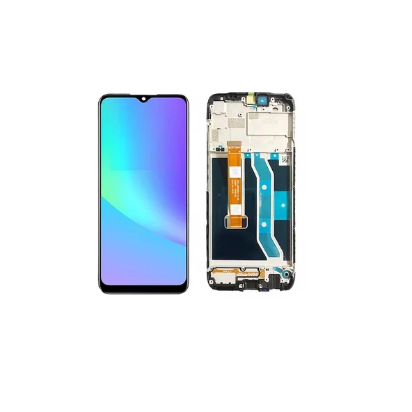 Oppo Realme C25S ile Uyumlu Lcd Ekran Dokunmatik Çıtalı Rmx3195