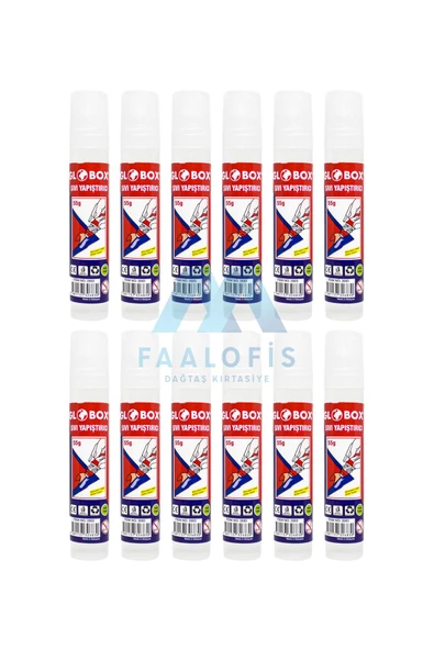 Dağtaş Kırtasiye Globox Sıvı Yapıştırıcı 55 ml 12 Adet - 3