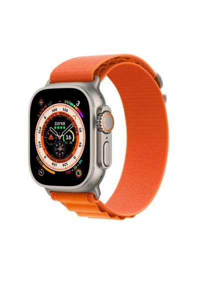 FORA Apple Watch Uyumlu 42mm 44mm 45mm 49mm 1/2/3/4/5/6/se/7/8/9ultra -ultra 2 Kordon Alpine Loop Kordon