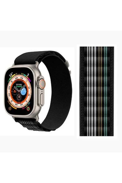 FORA Apple Watch Uyumlu 42mm 44mm 45mm 49mm 1/2/3/4/5/6/se/7/8/9ultra -ultra 2 Kordon Alpine Loop Kordon