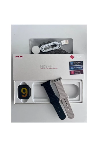 FORA Watch 9 Hk9 Pro Plus 100 Kişi Kayıt Son Sürüm V3 Yapay Zeka Destekli Sahtesi Çıkmış Dikkat Edin! - 5