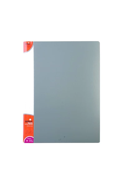 Dağtaş Kırtasiye Umix Basic Sunum Dosyası 30'lu Gri Renk 5 Adet - DS-603 - Resim 5