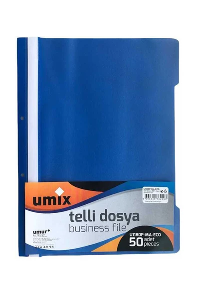 Umix 50 li (1 paket) Telli Ofis Büro Dosyası ürün görseli 1