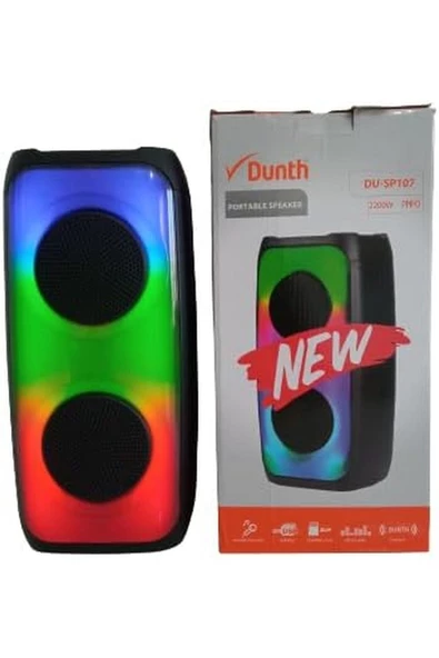 FORA Dunth Taşınabilir Bluetooth Parti Hoparlör RGB Aydınlatmalı PaDU-SP107-2200W