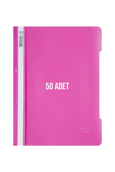 Dağtaş Kırtasiye Noki Telli Dosya 50'li Paket Koyu Pembe - 4