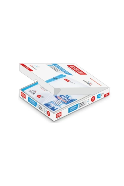 Dağtaş Kırtasiye Cassa Kristal 100 Mikron Şeffaf Poşet Dosya 100'lü Paket ürün görseli 1