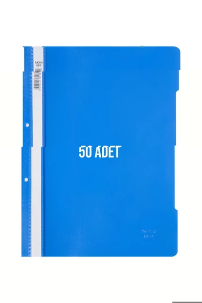 Dağtaş Kırtasiye Noki Telli Dosya 50'li Paket Mavi - 4