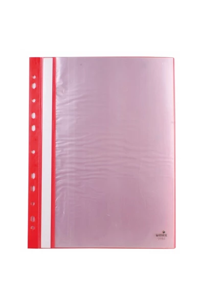 Dağtaş Kırtasiye Umix 11 Delikli Sunum Dosyası 20'li Pembe Renk 1 Adet