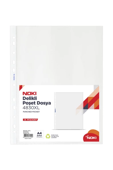 Dağtaş Kırtasiye Noki XL Poşet Dosya 25'li