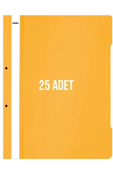 Dağtaş Kırtasiye Noki XL Telli Dosya 25'li Paket Turuncu
