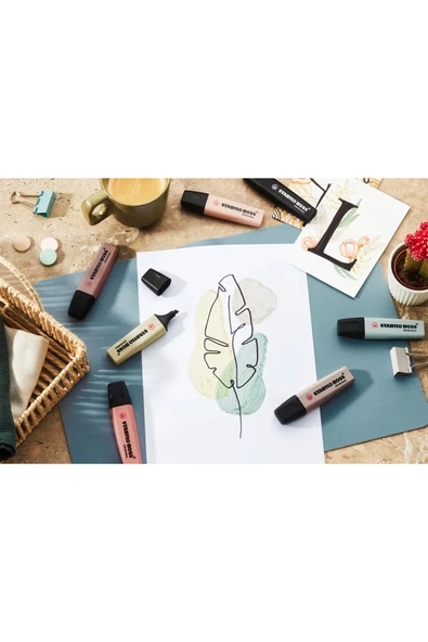 Stabilo Boss Nature Colors Fosforlu Kalem Seti 4'lü ürün görseli 1