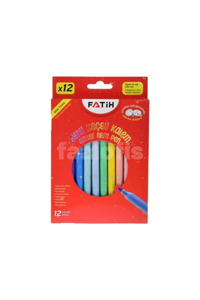 Fatih 12 Renk Simli Keçeli Kalem - 2