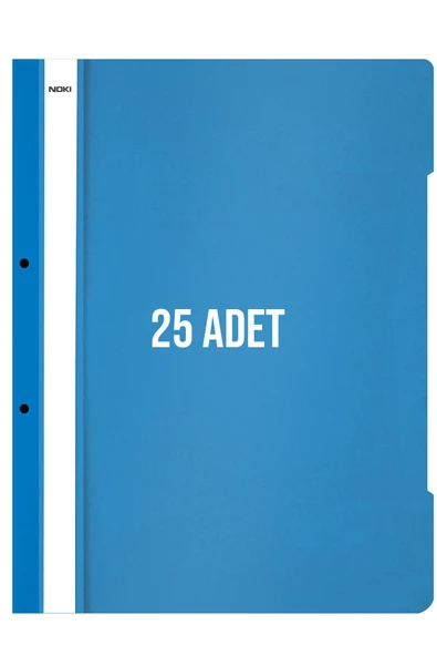 Dağtaş Kırtasiye Noki XL Telli Dosya 25'li Paket Mavi