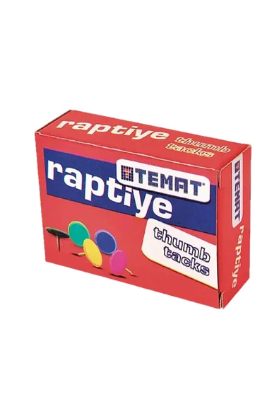 Dağtaş Kırtasiye Temat 300 Renkli Raptiye - 3