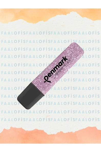 penmark HS-505 Doldurulabilir Fosforlu Kalem Metalik Simli 5 Adet