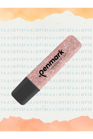 penmark HS-505 Doldurulabilir Fosforlu Kalem Metalik Simli 5 Adet - 4