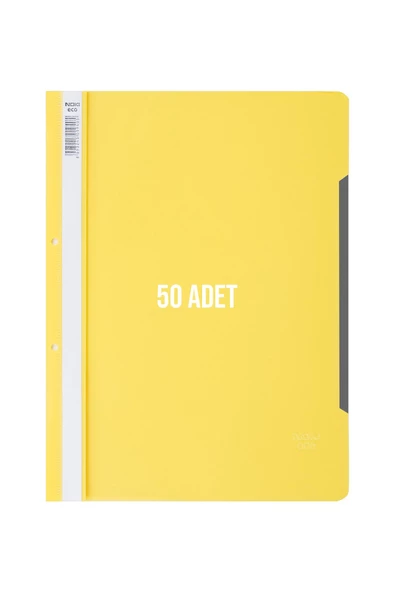 Dağtaş Kırtasiye Noki Telli Dosya 50'li Paket Sarı ürün görseli 1